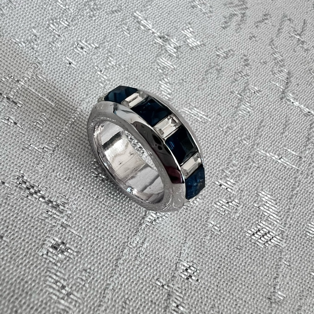 Gianni Versace Logo Bijou Cube Ring